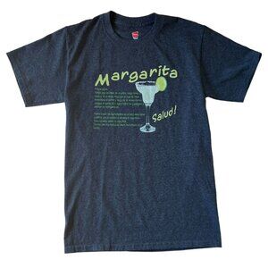 Margarita T-Shirt Unisex Small Gray Tee Shirt Top Tagless
